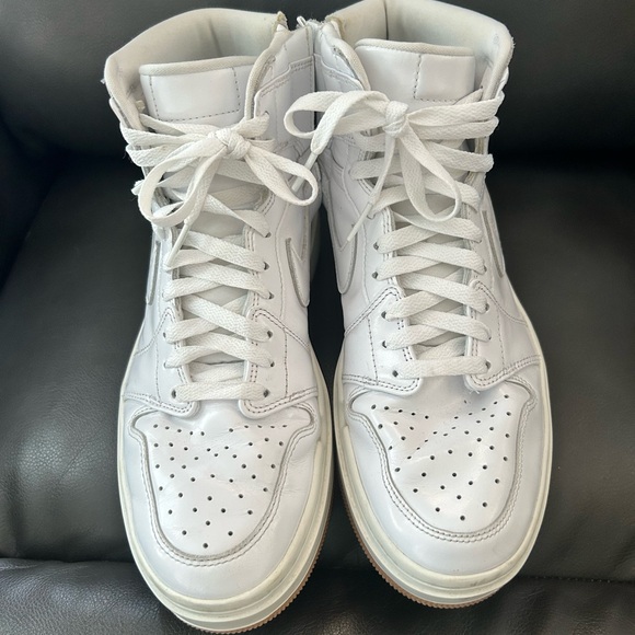 Nike Air Women’s White High Top Sneakers 10 - Picture 2 of 11